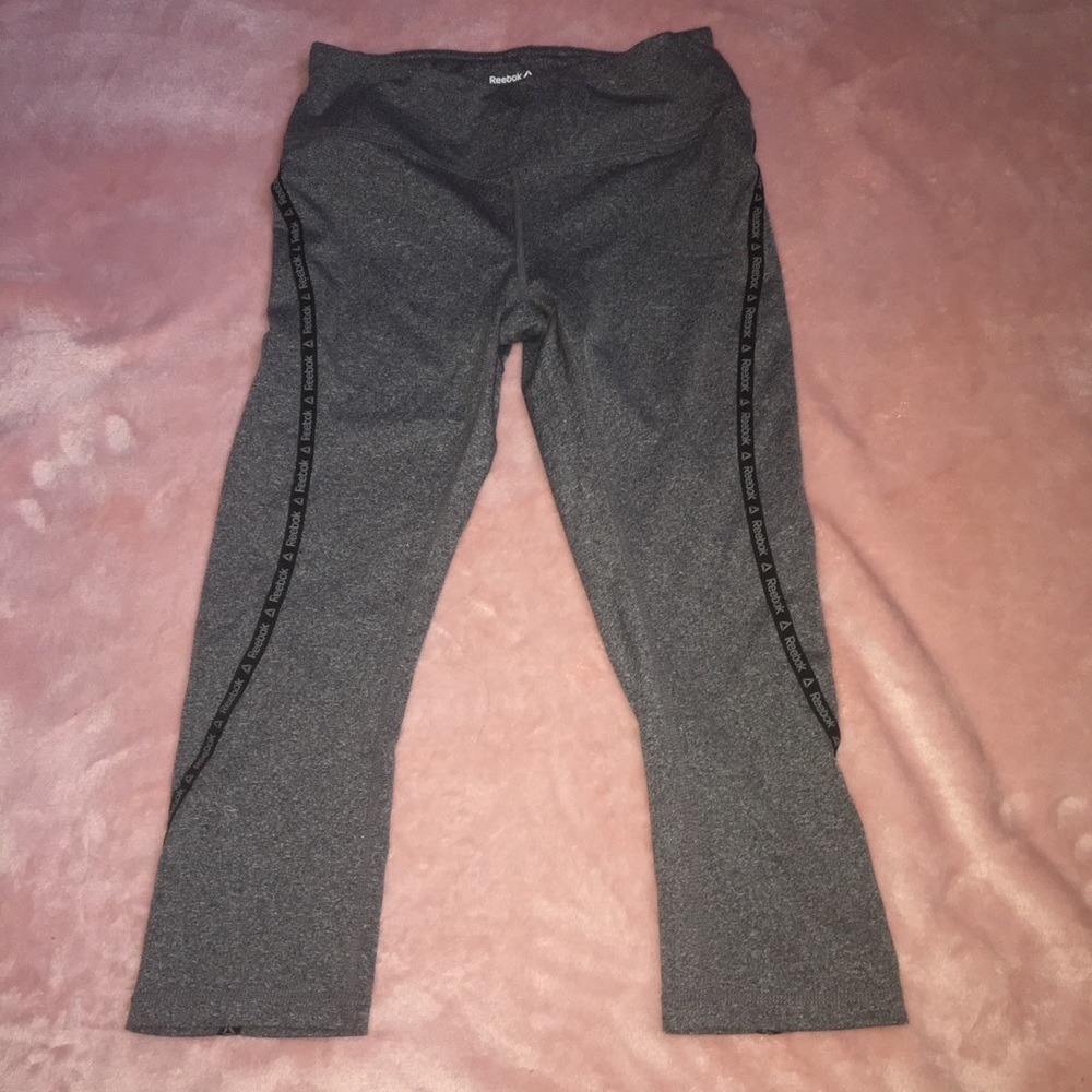 Grey Reebok Leggings